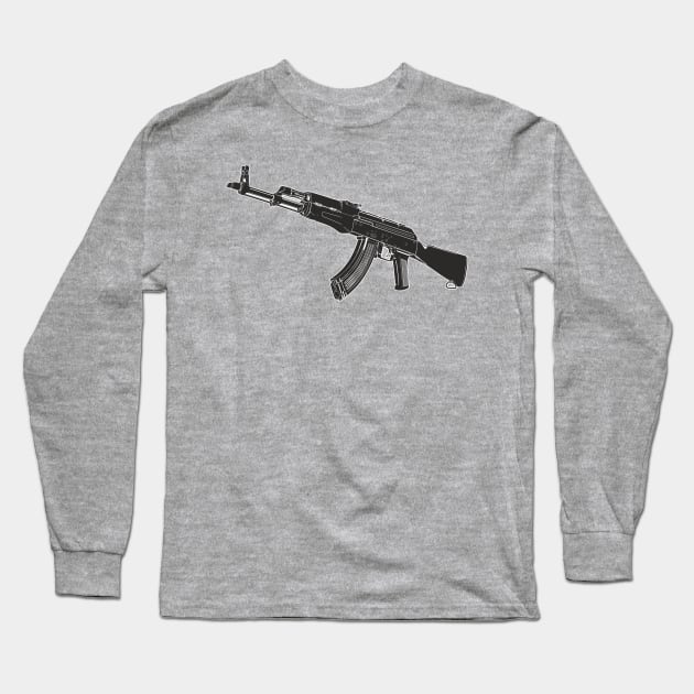 Kalashnikov AKM Long Sleeve T-Shirt by FAawRay